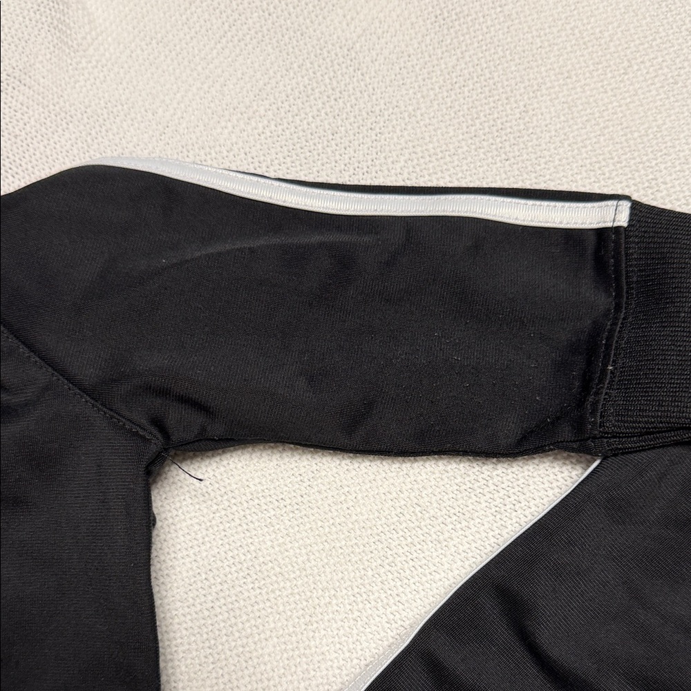 Adidas Black Tracksuit with White Stripes - Picture 8 of 9